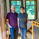 Robertson and Bowers at home.